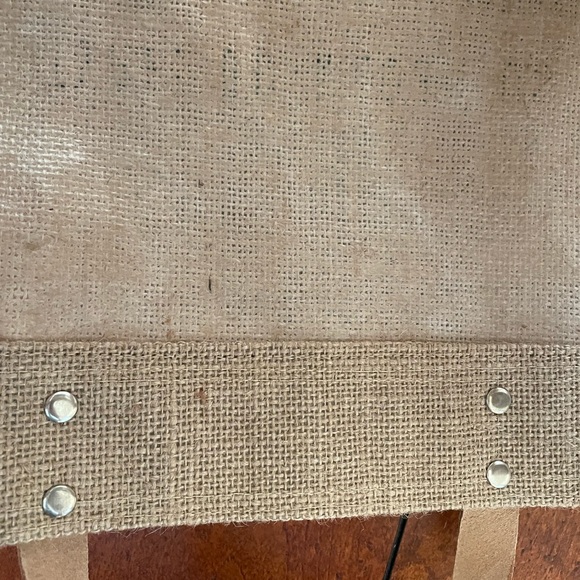 Apolis Market Bag in Natural Limited Edition Clare V. “Merci Beau Coup” - Picture 4 of 9